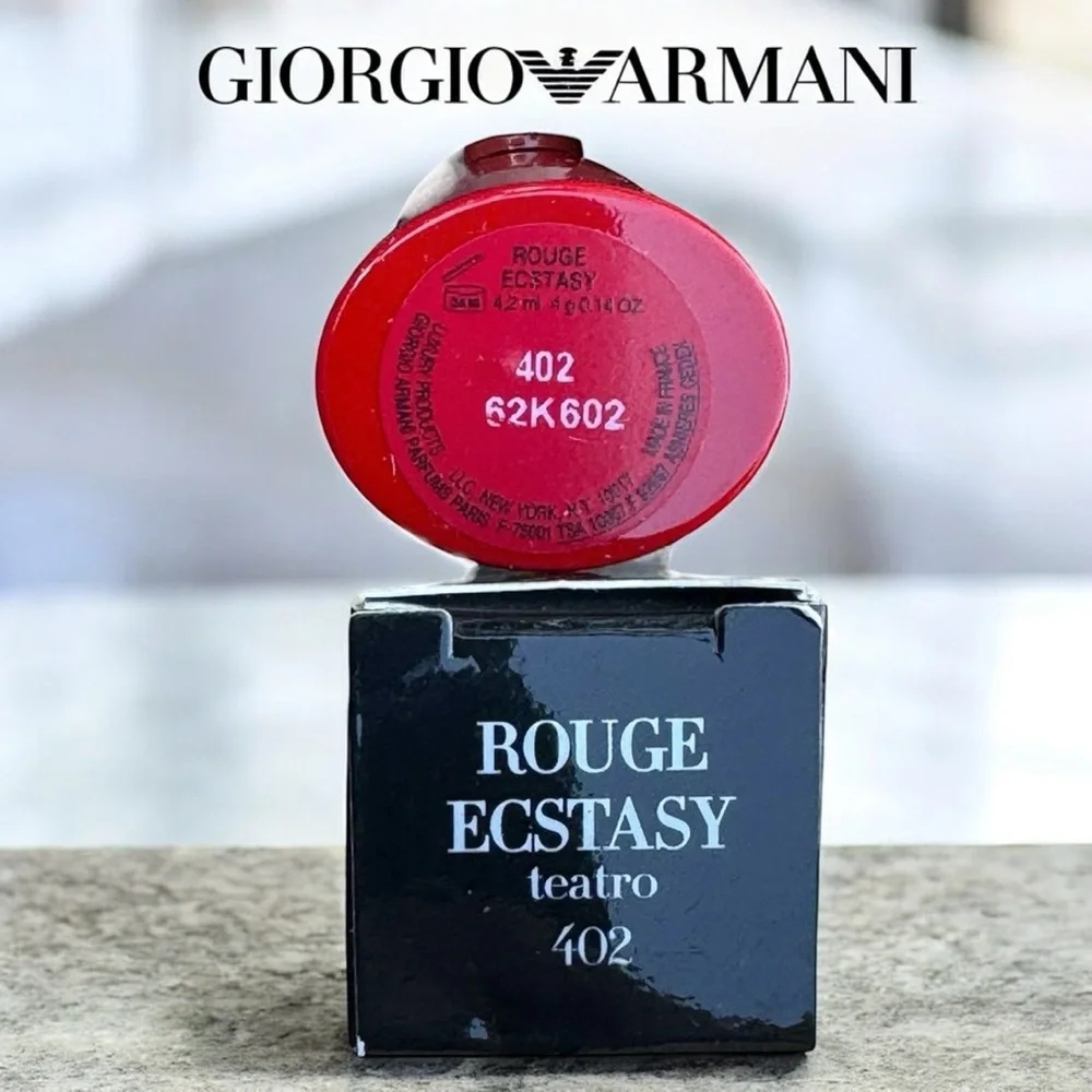 Giorgio Armani Rouge Ecstasy Lipstick - # 402 Teatro NEW IN BOX